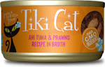 Tiki Cat Manana Grill Ahi Tuna & Prawns In Broth
